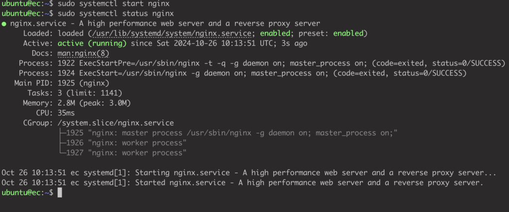 systemctl command in linux